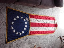 ANTIQUE RARE 13 Star Flag, 72"s Long