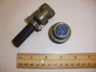 NEW - MS3106A 18-22P (SR) with Bushing  - 3 Pin Male Plug