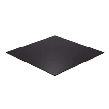 12 In. X 60 In. X 1/4 In. Thick Acrylic Black Opaque Sheet