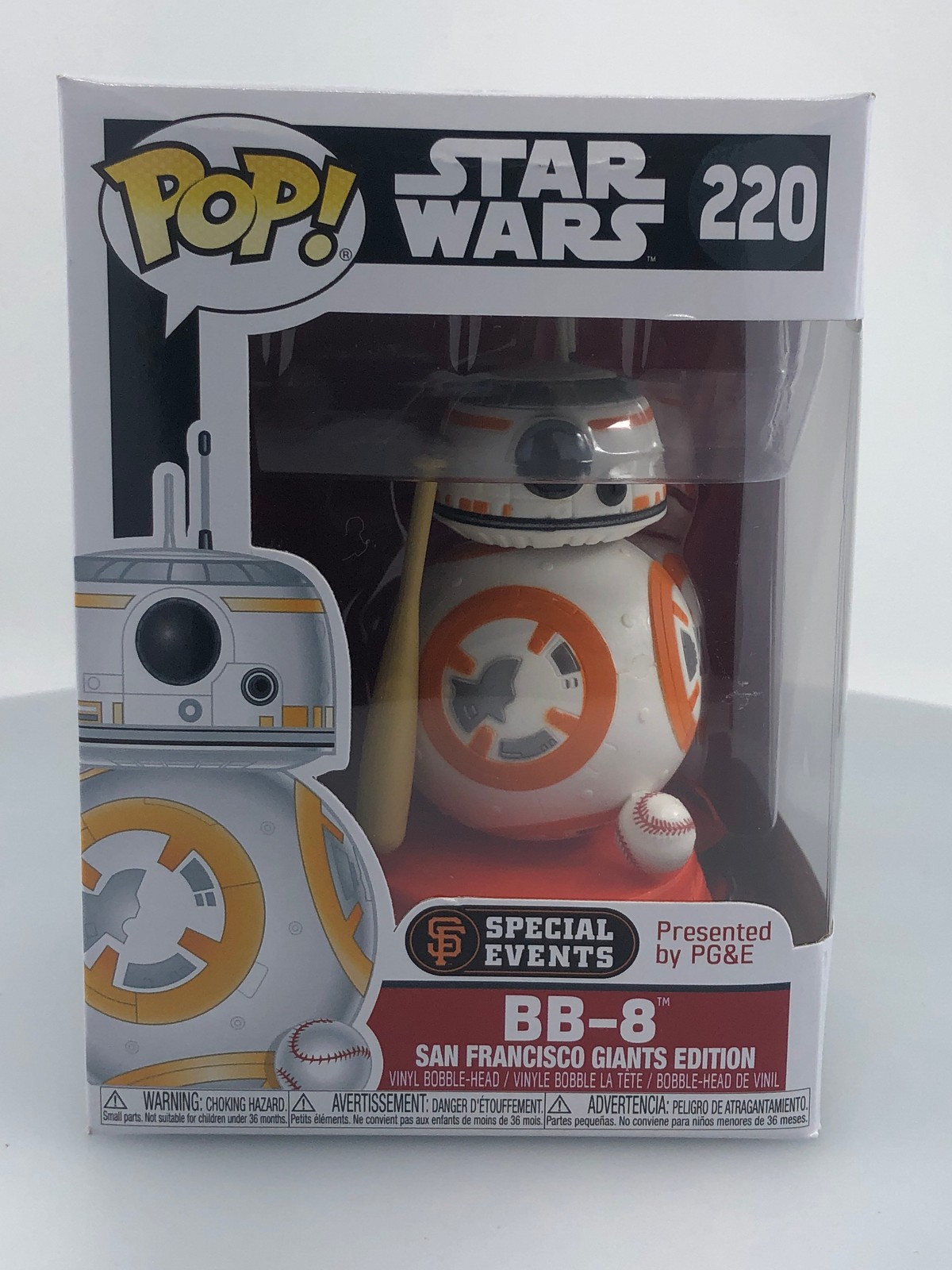Sale Funko Pop! Star Wars The Force Awakens Bb-8 #220 Vinyl Figure Damaged Box