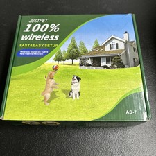 JustPet Wireless Dog Fence Electric Pet Containment System 2 Collars