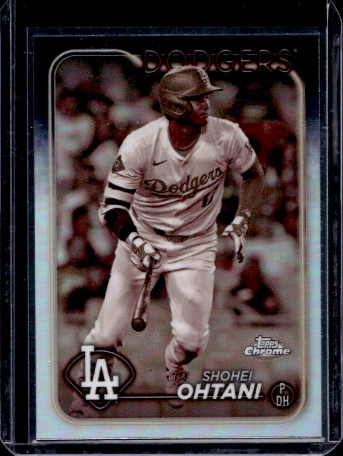 2024 Topps Chrome Shohei Ohtani Sepia Refractor #1 Dodgers