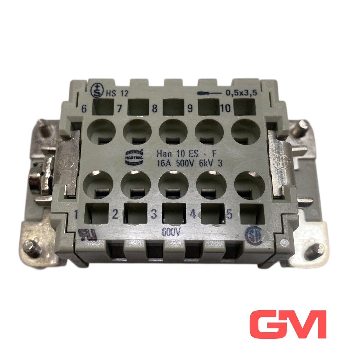 Harting Socket Insert HAN 10 ES-F 09330102716 Plug-In Connector 16A 500V 6kV