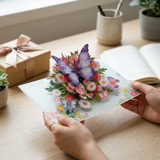 Heartwarming Butterfly Pop Up Card   Perfect ...
