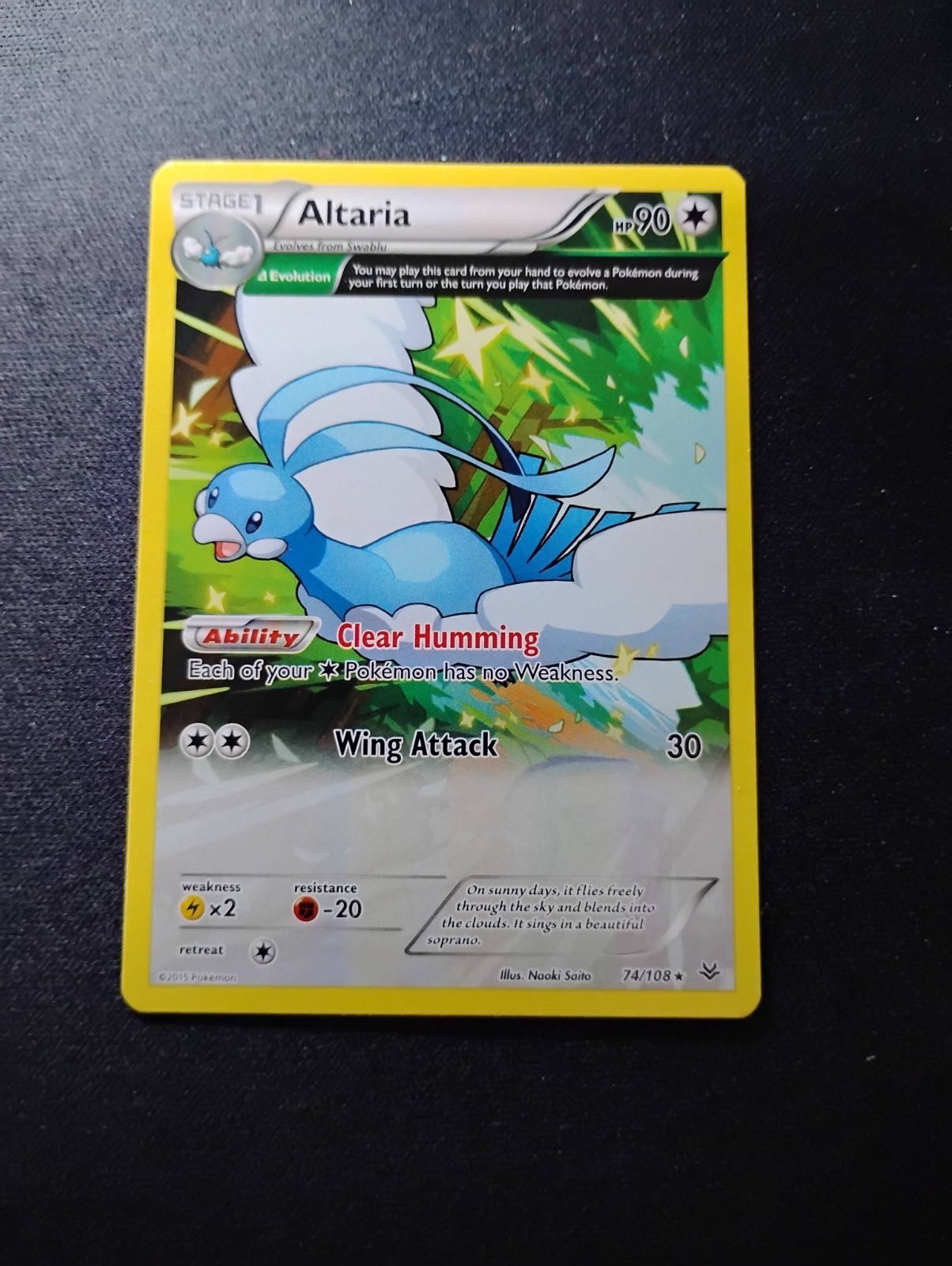 Pokemon Altaria (74/110) Roaring Skies