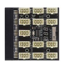 Power Supply Board Adapter 12V 6pin 8pin Power Board Converter With Voltage Temp