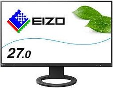 EIZO 27 Inch FlexScan EV2760-BK 2560x1440 QHD LCD Monitor HDMI DP