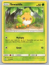 2019 POKEMON SEWADDLE UNIFIED MINDS 6/236 C NM A71657 FREE S&H