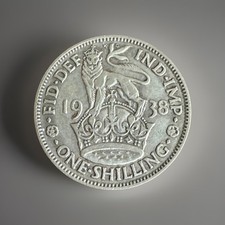 Great Britain 1938 - 1 Shilling - King George VI English Crest; With  IND:IMP 