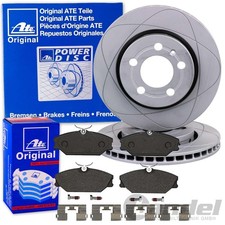 ATE PowerDisc BREMSSCHEIBEN 280mm + BELÄGE VORNE für RENAULT MEGANE SCENIC CLIO
