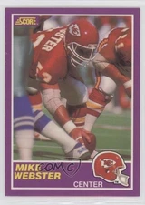 1989 Score Supplemental Mike Webster #400S HOF te2