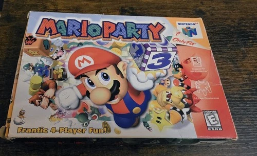 Boxed Mario Party 3 Nintendo N64 Authentic . Nintendo N64. Great Working Game.