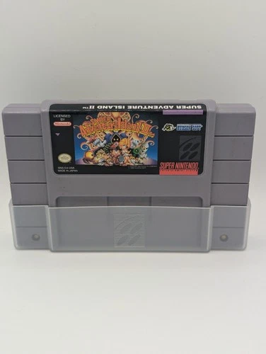 Super Adventure Island 2 - Super Nintendo SNES, Authentic OEM, Next Day Shipping
