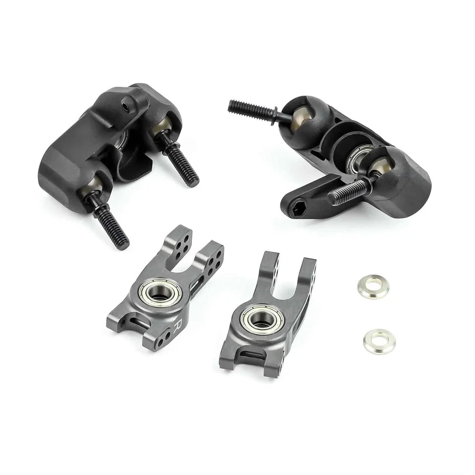 HoBao Hyper GT2 Full Hub Set Pivot Ball Steering Blocks Rear Hubs H89147 H89604+ - Image 3 of 3