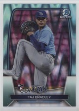 2023 Bowman Chrome Aqua RayWave Refractor 168/199 Taj Bradley #82 07yw