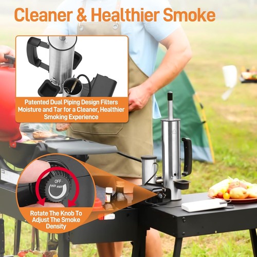 2025 Portable Electric Smoke Generator, Adjustable Control & Fits Large - Picture 2 of 7