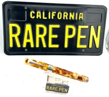 Montegrappa HARMONY Bassano Parchment Celluloid Fountain Pen 18K M  NEW NO BOX