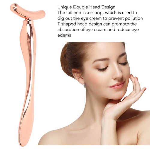 Augencreme-Applikator Roségold T-förmiger Löffel Doppelkopf Fördert Die - Bild 13 von 23