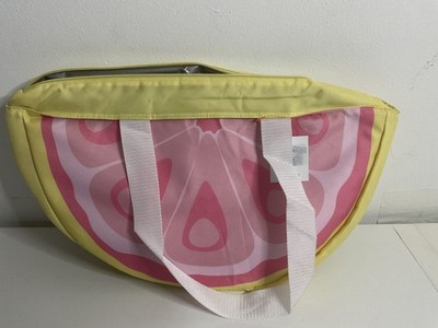 Sun Squad Grapefruit Large Cooler Bag Yellow/Pink 19''X11''