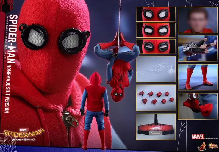 アメコミ Hot Toys Spider-Man coming MMS414 Ht 1/6 Mms414 Spider-Man Homemade Suit Ver. Action Figure New | eBay