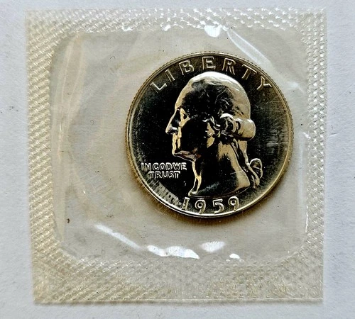 1959-P Proof Washington Quarter ~ 90% Silver