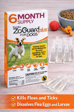 ZoGuard Plus Preventative Treatment Flea Tick for Small Dogs 5-22 lbs 6 Months 