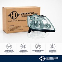 Hauptscheinwerfer Rechts Diederichs 4405080 FÜR Renault Frontscheinwerfer