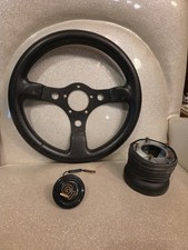 Grant Gt 13 Inch Steering Wheel Performane 3 Spoke Black Vinyl 10749 Adapter