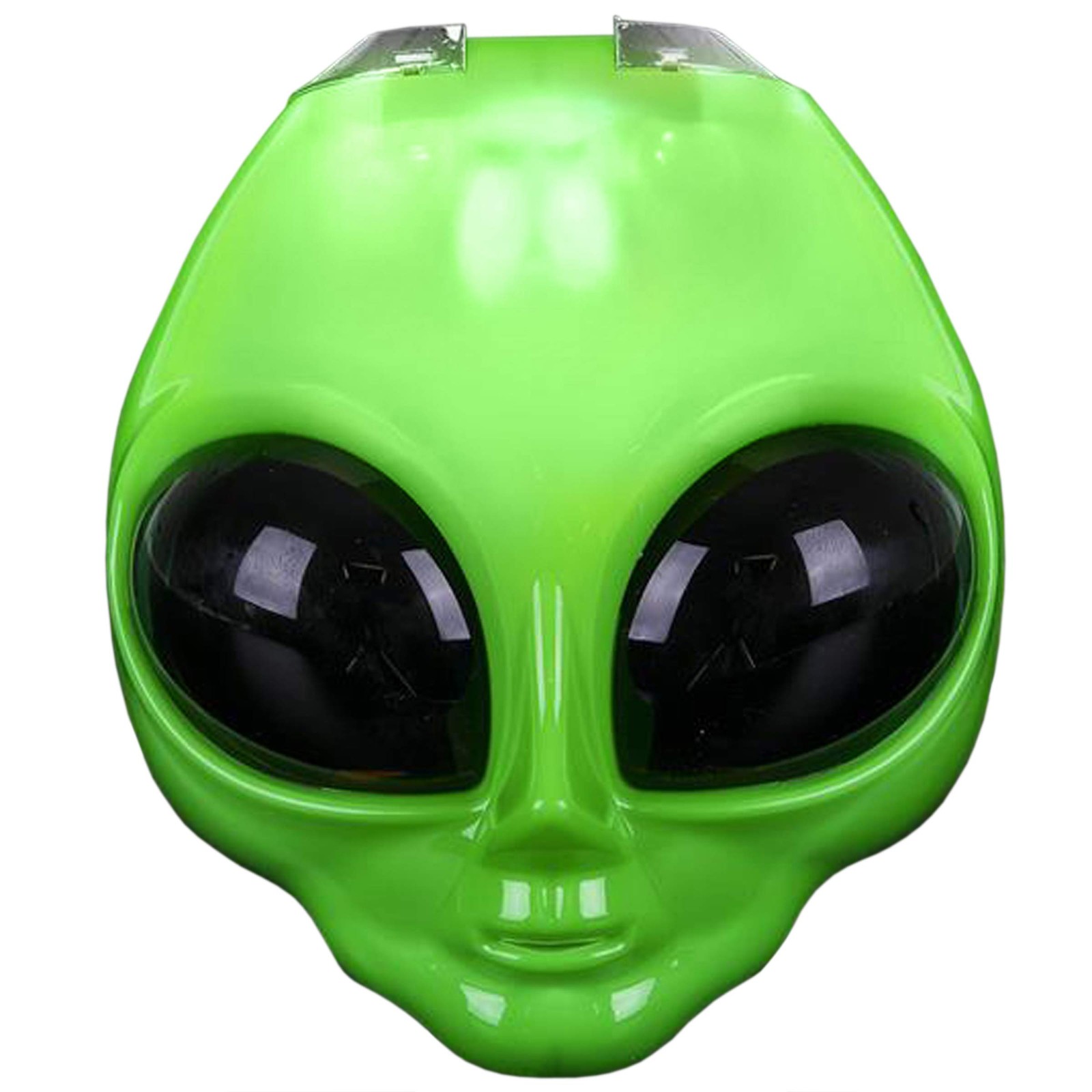 Rhode Island Novelty 8 Inch Light-Up Flip Green Alien Mask, 