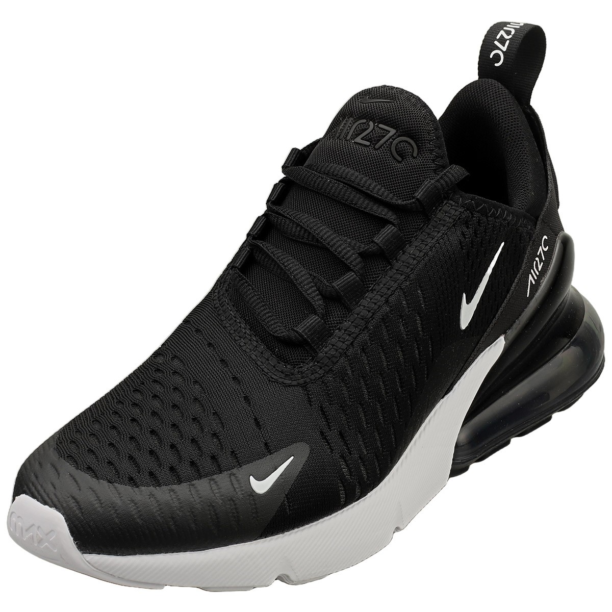 Nike AIR MAX 270 Bambini Nero Bianco - 38.5 EU