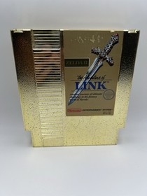 Adventures Of Link Zelda II 2 Cartucho Dorado (Nintendo NES) Completo en Caja CIB