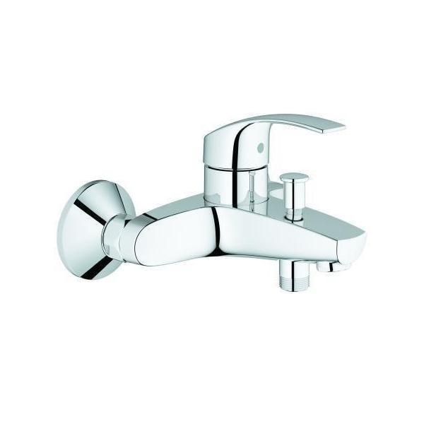 Grohe Eh-Wannenbatterie Eurosmart 33300_2 Wandmontage Eigensicher Chrom-image