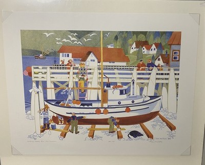 GETTING READY FOR THE SEA | Rie Munoz | Limited Edition Numbered | Ed 950 | #380