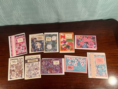 10 Handmade Birthday Cards with Envelopes HB101