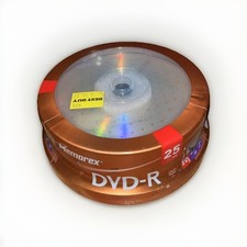 Memorex DVD-R 25pk 16X 4.7GB 120min - Brand New  Sealed