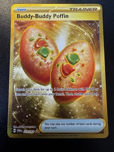 Buddy-Buddy Poffin 223/167 Sv06: Twilight Masquerade Holo Pokemon TCG