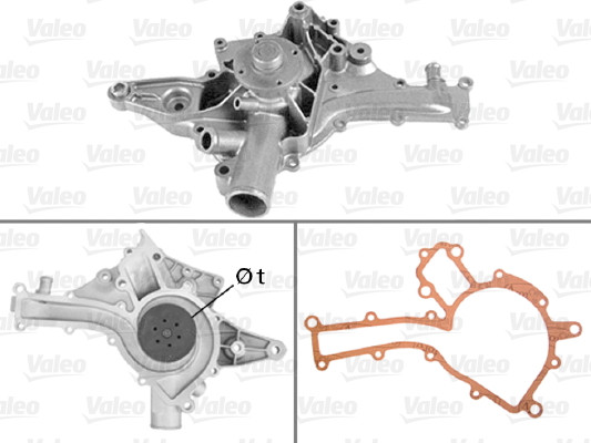 Pompe à eau VALEO 506787 pour le système de refroidissement moteur de votre véhicule