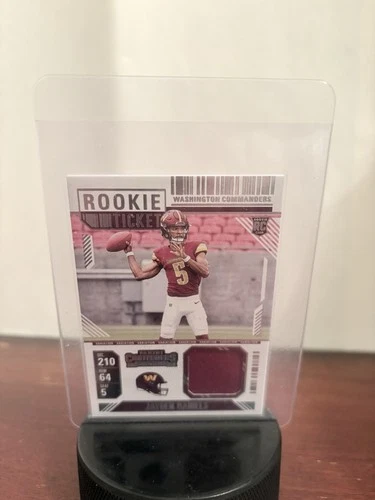 2024 Panini Contenders - Rookie Ticket Swatches Jayden Daniels #RTS-JDS (MEM, RC