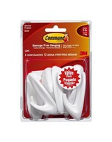 Command Medium Designer Hooks, White, 6-hook , New, Free Shipping on sale Command Medium Designer Hooks, White, 6-hook , New, Free Shipping on sale