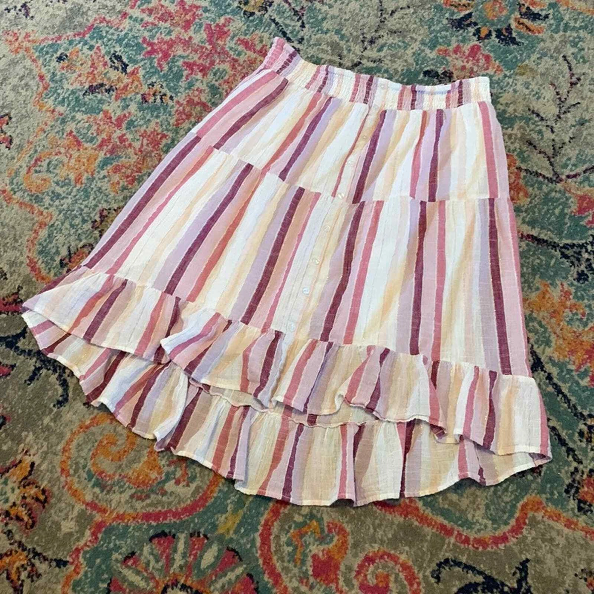 White linen skirt clearance xl
