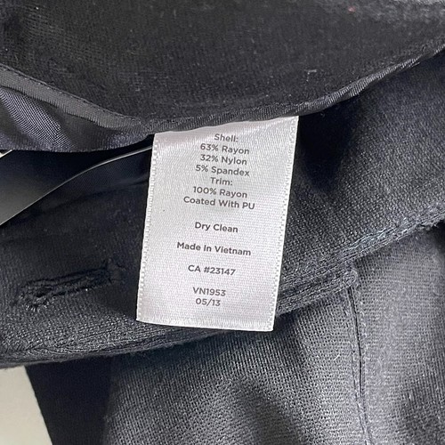 NEW Talbots Womens Size 24W Cropped Heritage Ankle Straight Leg Pants Black Work - Picture 13 of 13
