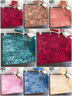 Moderne Großflächenteppiche rutschfest Wohnzimmerteppich kleine Fußmatten Fußmatte