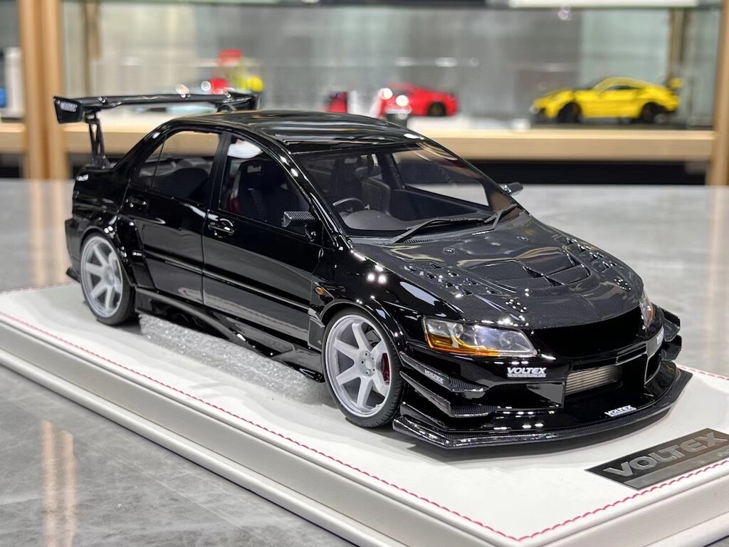 ZD Onemodel 1:18 Black Carbon Evo 9 IX Voltex Sports Model Diecast Resin Car BN ZD Onemodel 1:18 Black Carbon Evo 9 IX Voltex Sports Model Diecast Resin Car BN