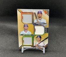 2021 Triple Threads Legends Relic Mookie Betts Cody Bellinger Seager Dodgers /9