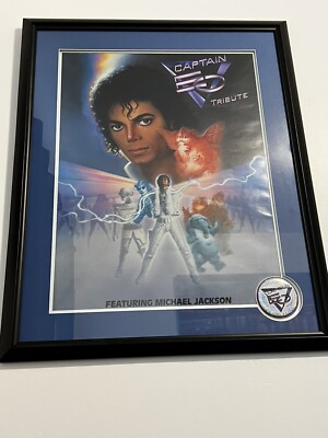 Michael Jackson Captain EO Disneyland Atttraction Poster From The