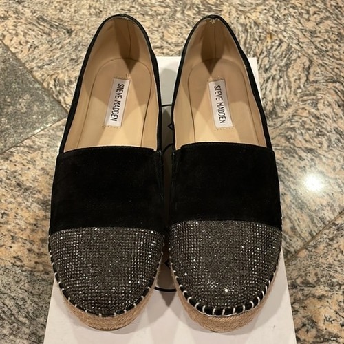 Steve Madden Black Pulsse Espadrilles-size 7 - 第 3/4 張圖片