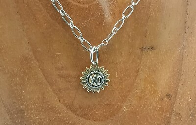 Waxing Poetic XO (hugs and Kisses) Silver and Brass Sunburst