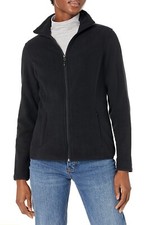 Womens Fleece Jackets Ladies Lightweight Warm Full Zip Coat Breathable Microflee