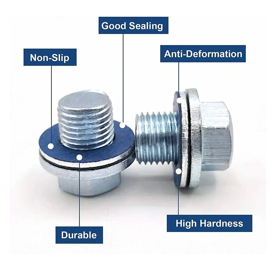 90430-12031 For Toyota Lexus SCION Oil Drain Plug Washer Gasket Set of 100 - Image 4 of 4