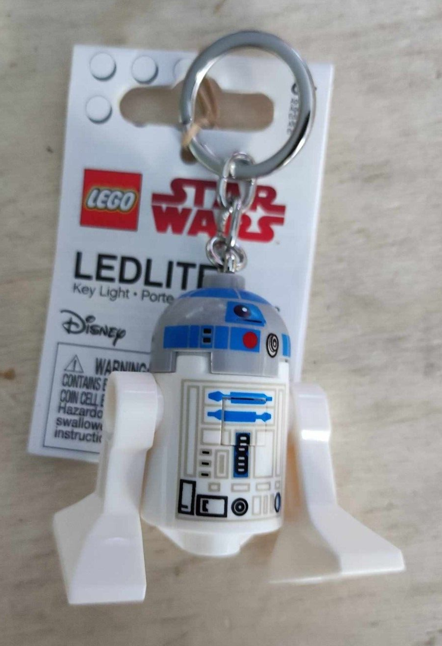 LEGO PORTACHIAVI LUMINOSO MINIFIGURE STAR WARS R2-D2